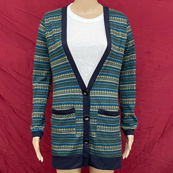 Depri Long classic cardigan size Large tall - Picture 1 of 6